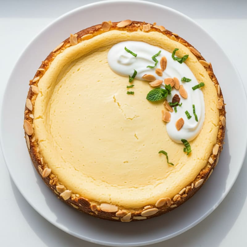 Creamy Greek Yogurt Protein Cheesecake