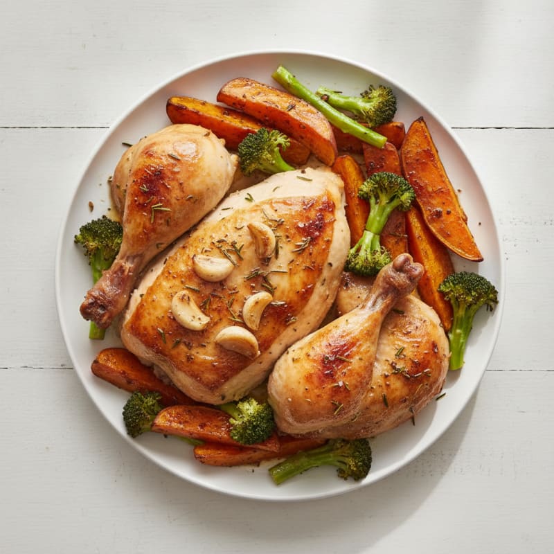 Garlic Herb Roasted Chicken