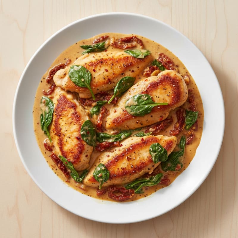 Creamy Tuscan Chicken Skillet