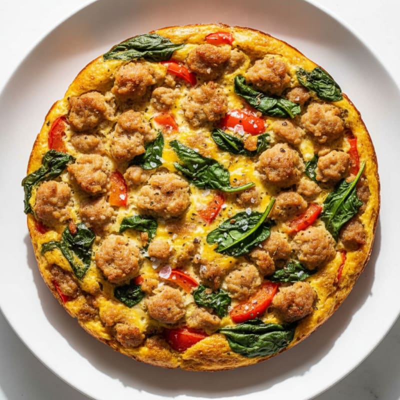 Savory Egg and Turkey Sausage Bake
