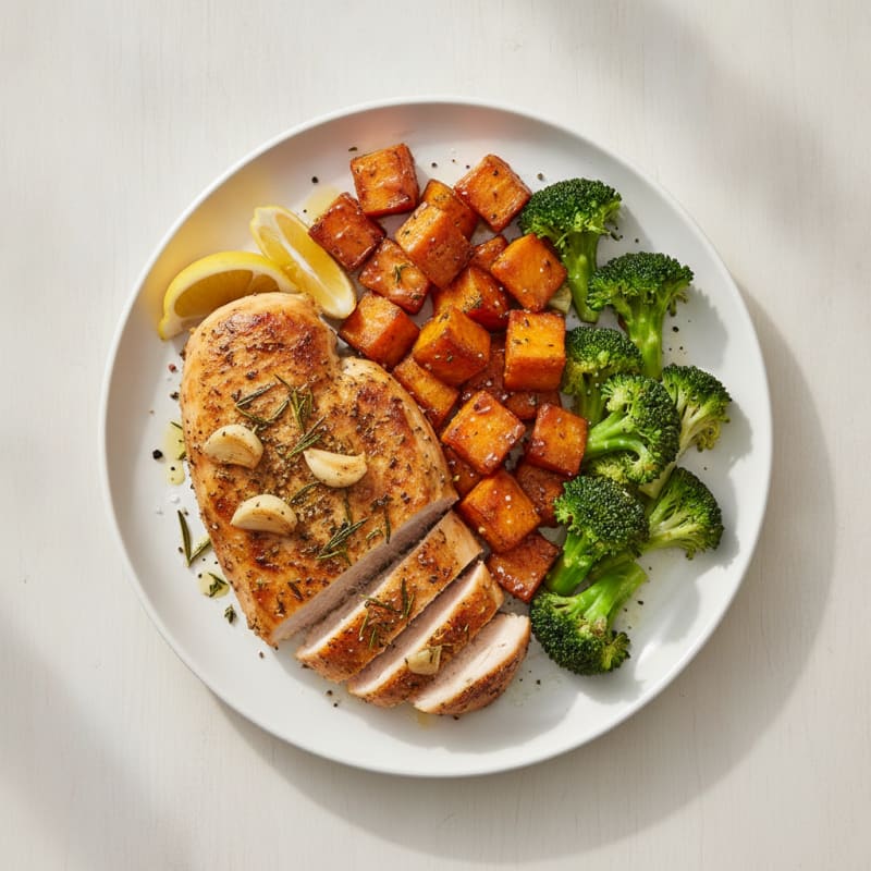 Garlic Herb Roasted Chicken Breast