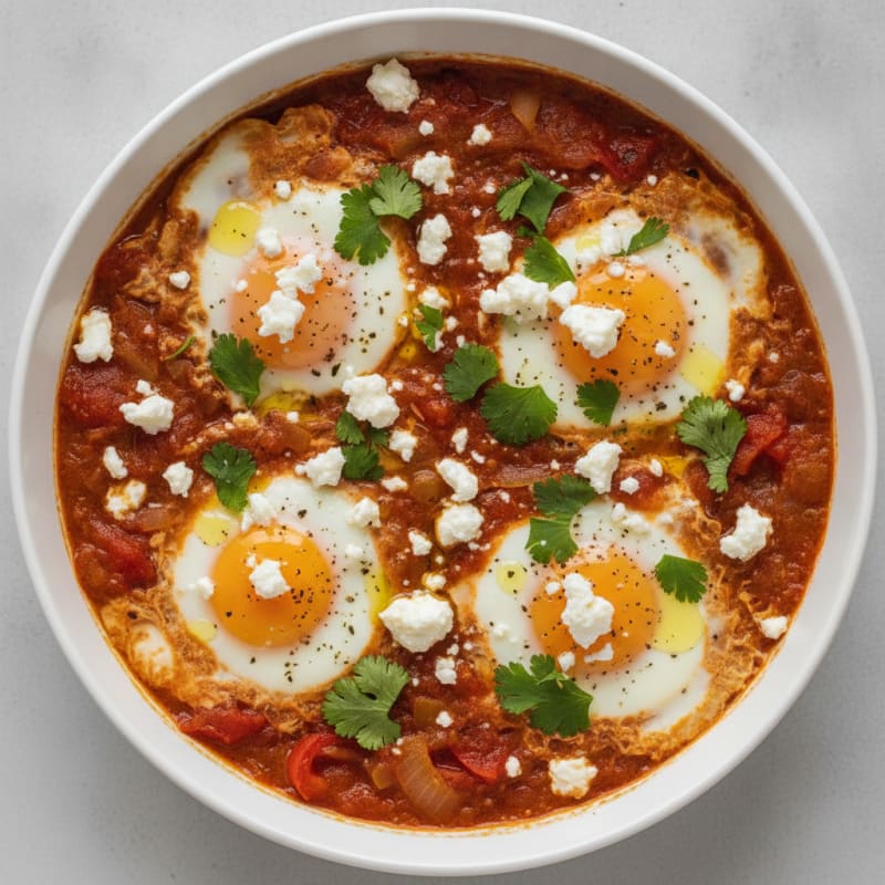 Shakshuka with Feta and Herbs