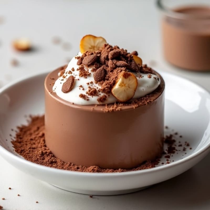 Silky Chocolate Protein Pudding with Greek Yogurt