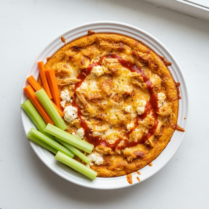 Buffalo Chicken Baked Dip