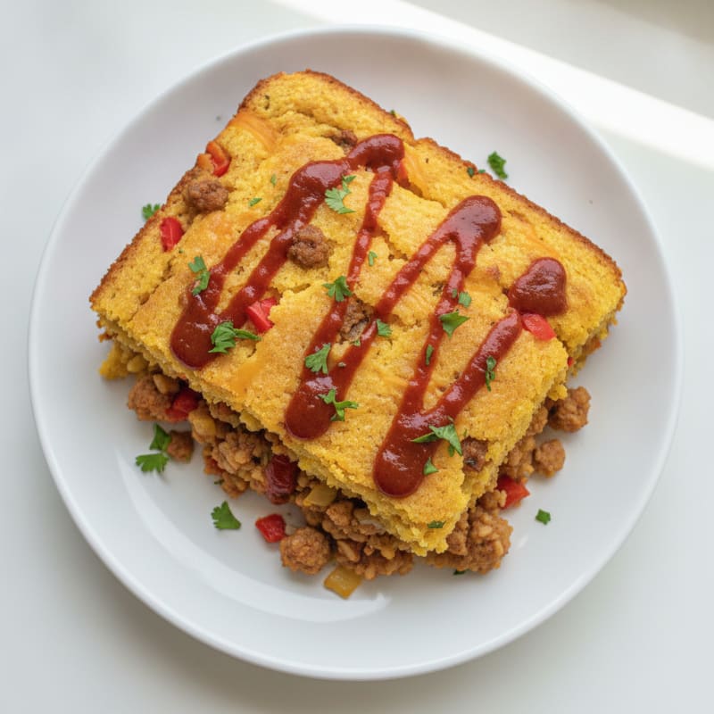 Savory Protein Cornbread Bake