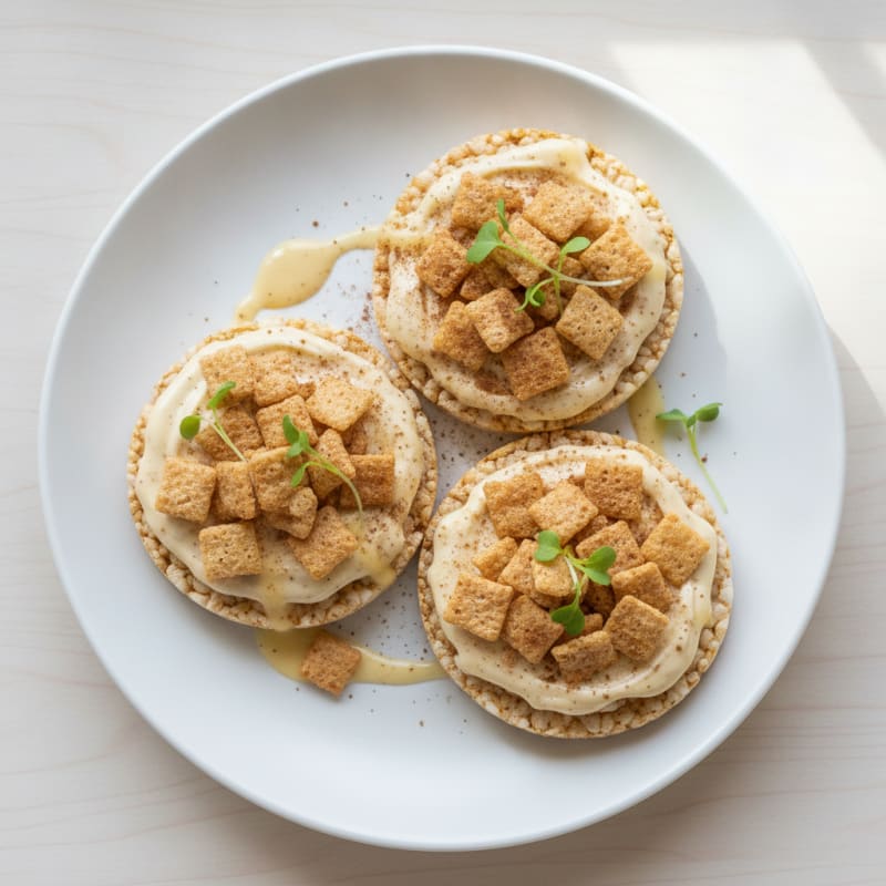 Soy Milk Protein Rice Cakes