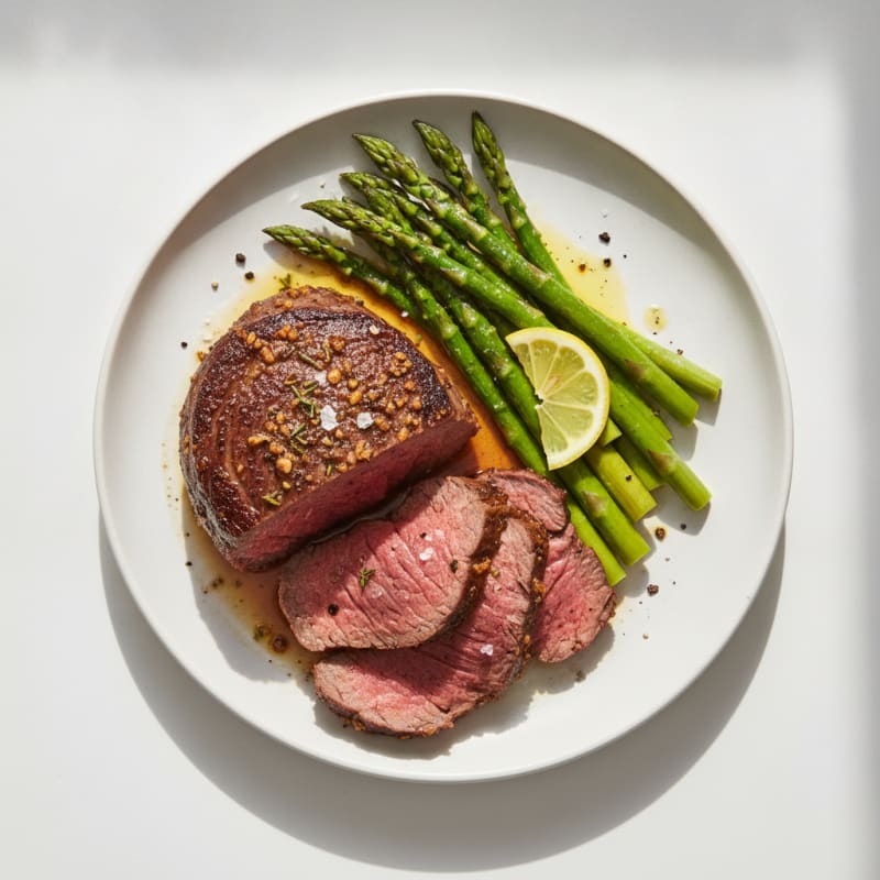 Garlic Herb Roasted Beef Tenderloin