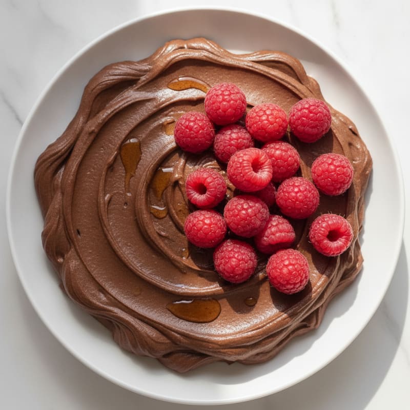 Silky Chocolate Protein Mousse with Greek Yogurt