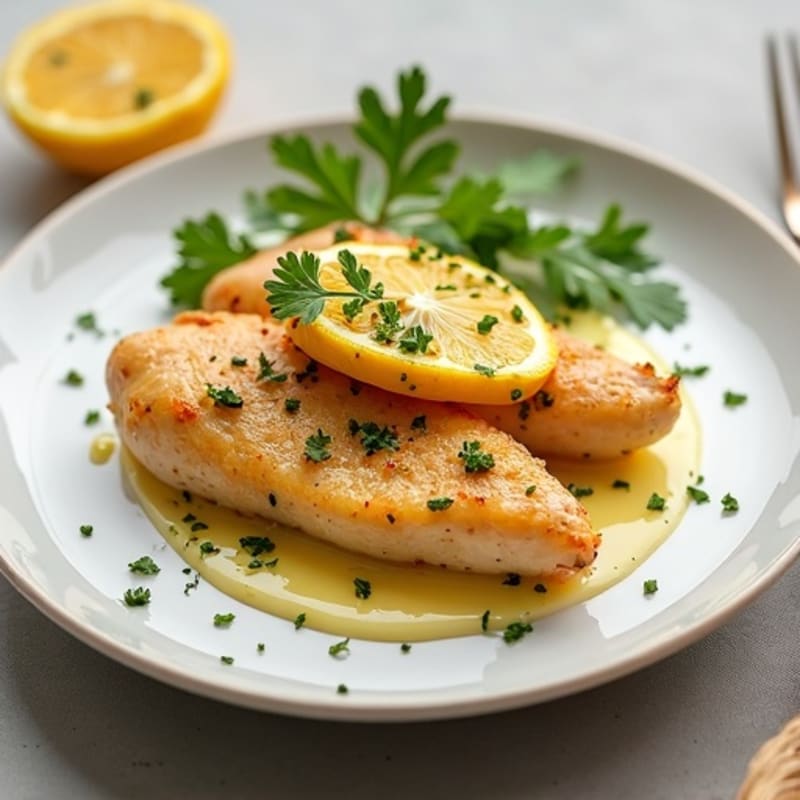 Saffron Yogurt Marinated Chicken with Fresh Herbs