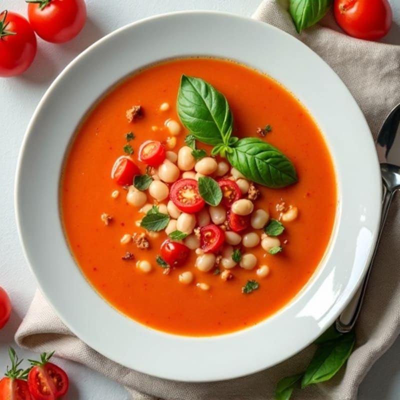 Creamy Fresh Tomato Basil Soup