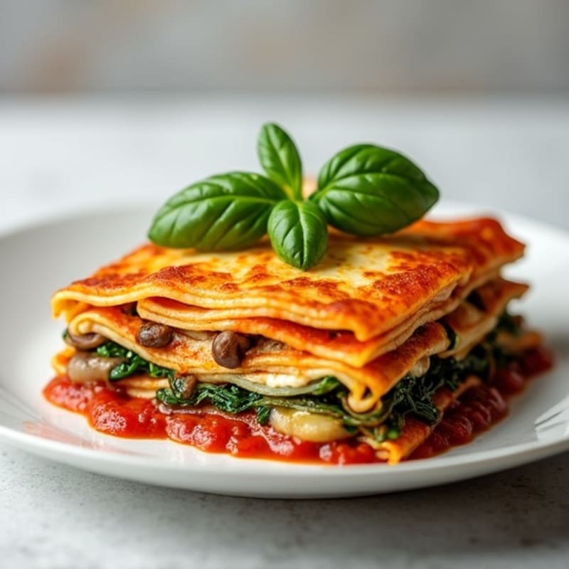 Healthy Layered Veggie Lasagna