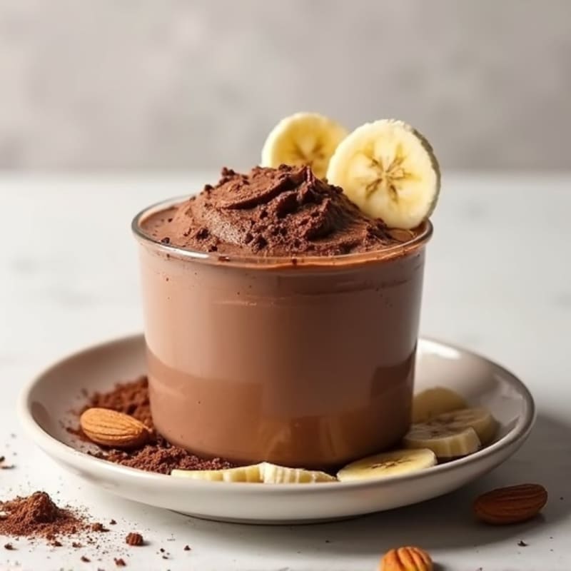 Silky Chocolate Protein Pudding with Greek Yogurt