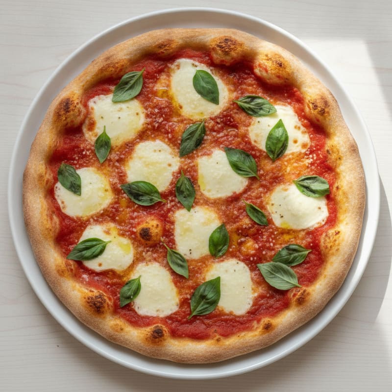 Classic Margherita Pizza with Fresh Basil