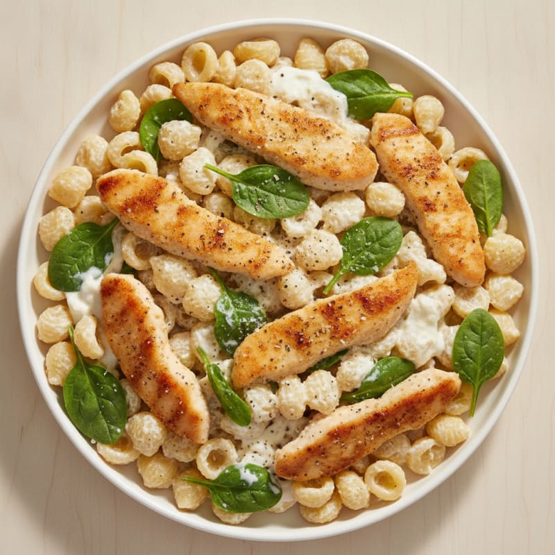 Creamy Garlic Chicken Alfredo Pasta