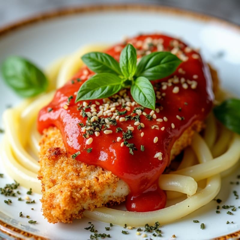 Crispy Baked Chicken Parmesan with Fresh Herbs