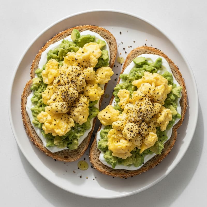 Avocado and Egg Protein Toast