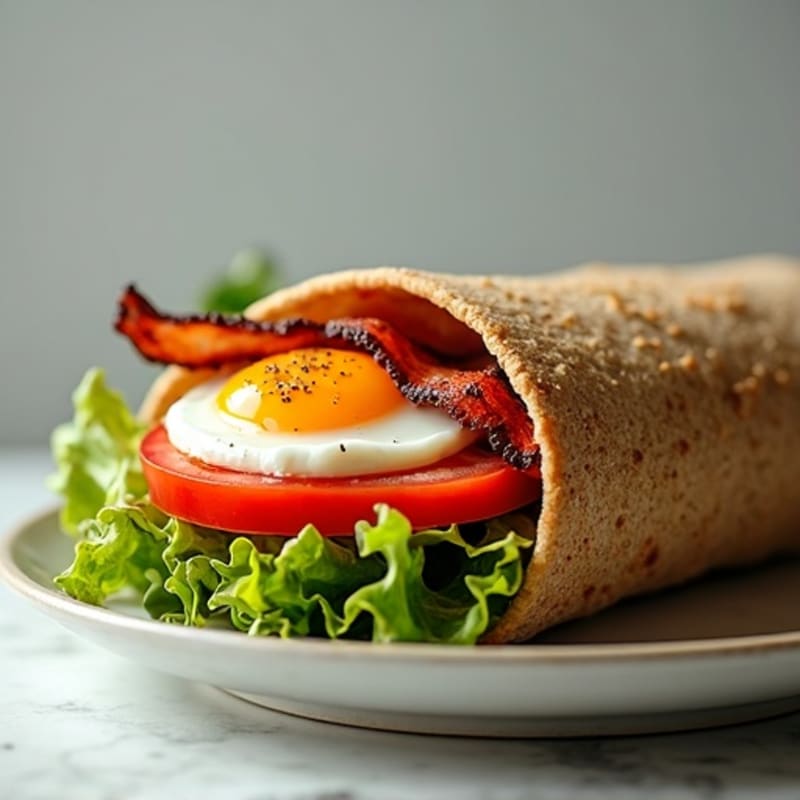 Crispy Turkey Bacon BLT with Fresh Greens