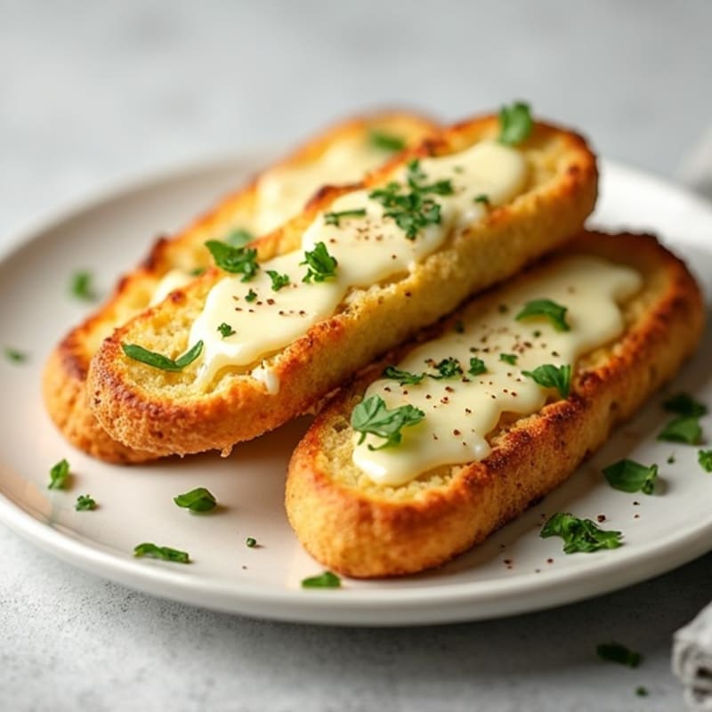 Herb-Garlic Cauliflower Breadsticks