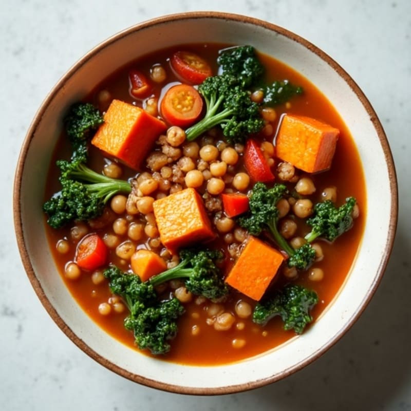 Smoky Herb-Roasted Lentil and Vegetable Stew