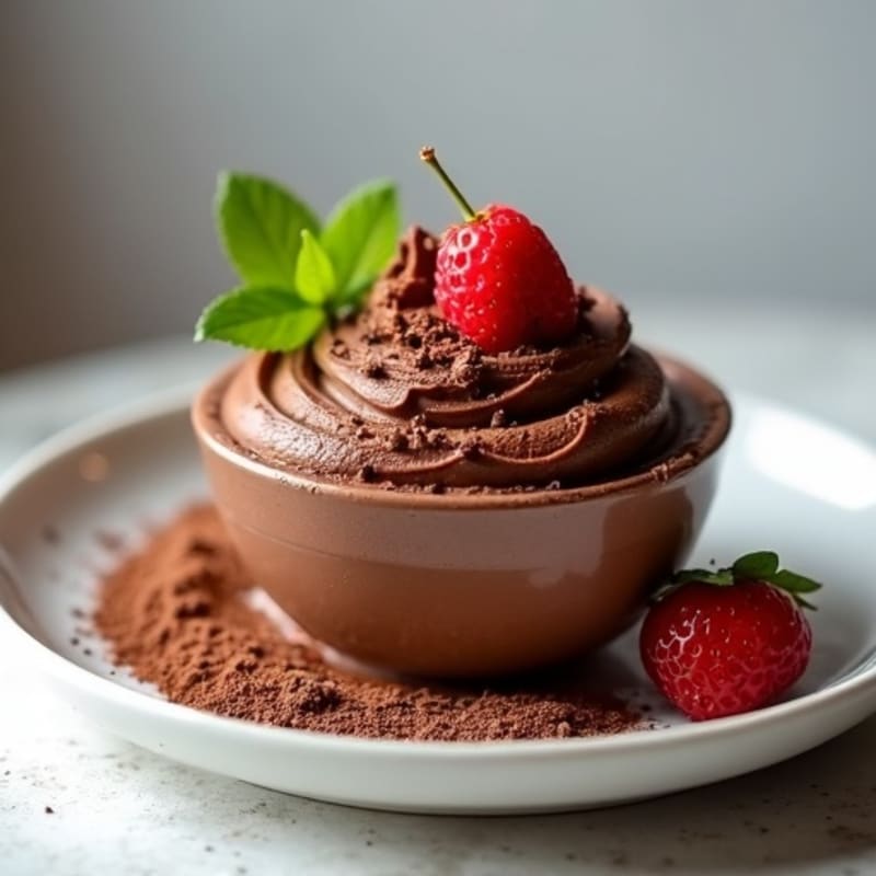 Rich Dark Chocolate Protein Mousse