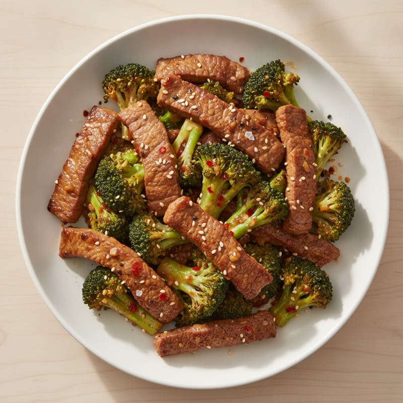 Sesame Beef and Broccoli Stir-Fry