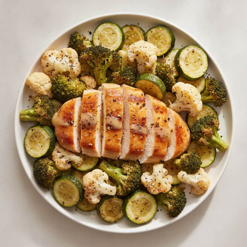 Lemon Herb Chicken and Roasted Vegetables