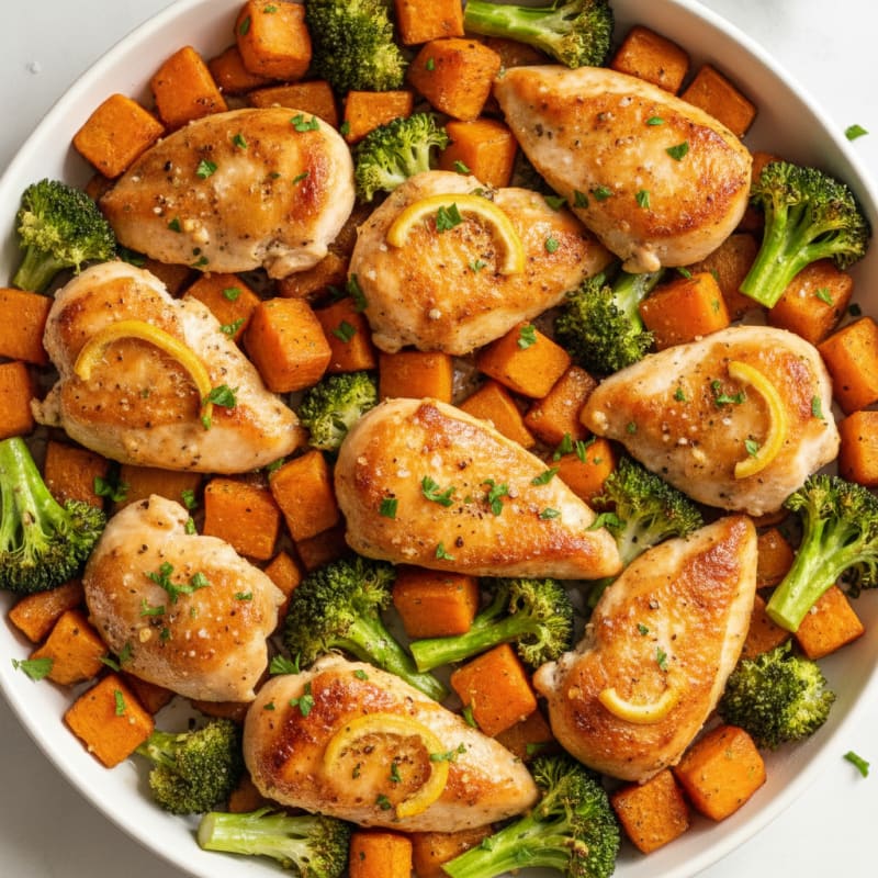 Sheet Pan Lemon Herb Chicken