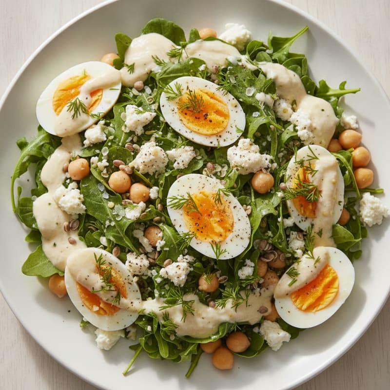 Herby Egg and Arugula Salad