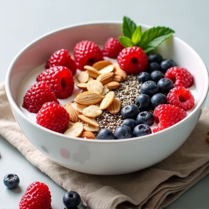 Protein-Packed Berry Yogurt Power Bowl