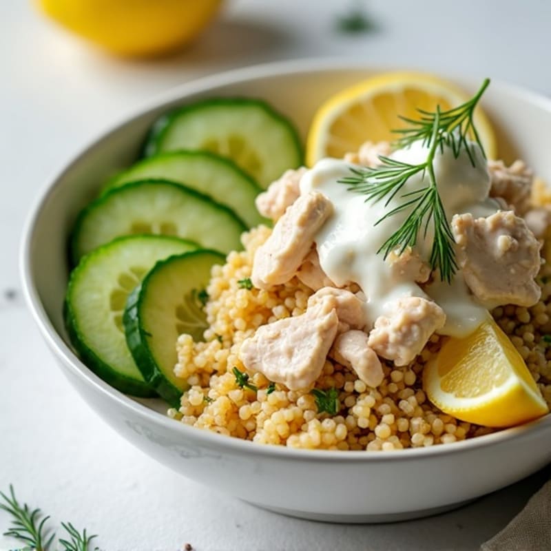 Lemon-Dill Tuna Protein Bowl