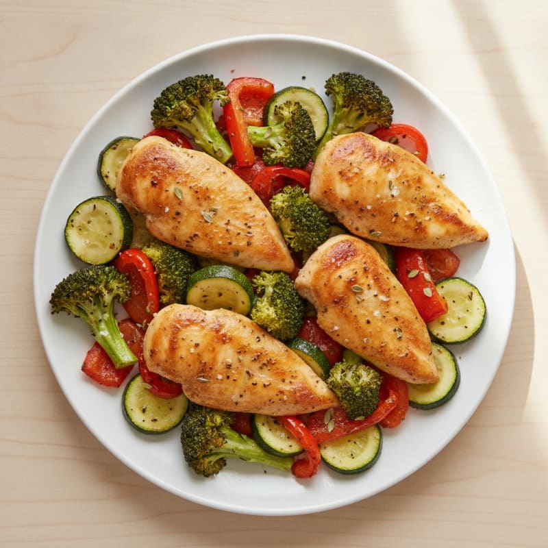 Sheet Pan Lemon Herb Chicken and Veggies