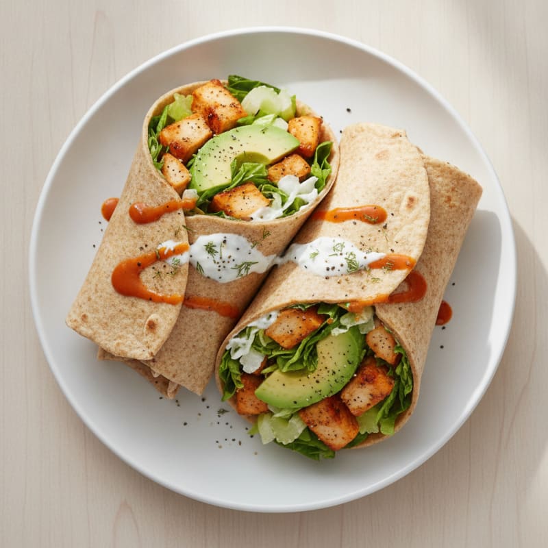 Buffalo Ranch Chicken Wraps
