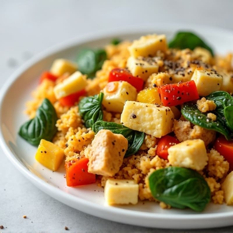 Chicken Egg White Veggie Scramble