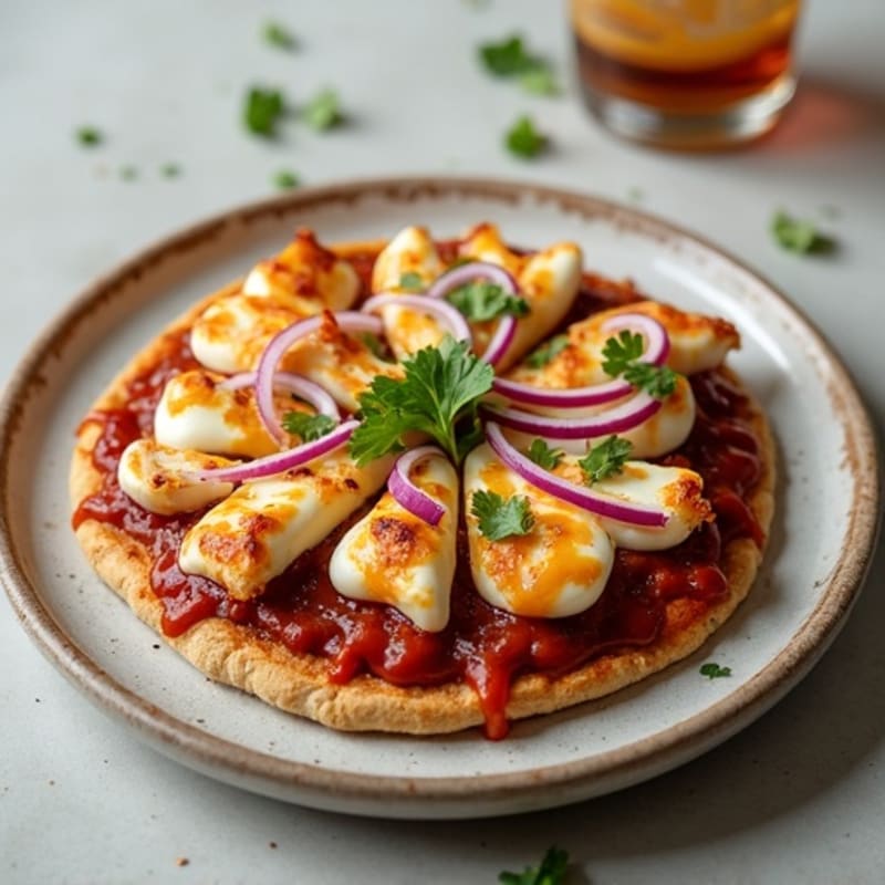 High-Protein BBQ Chicken Pizza