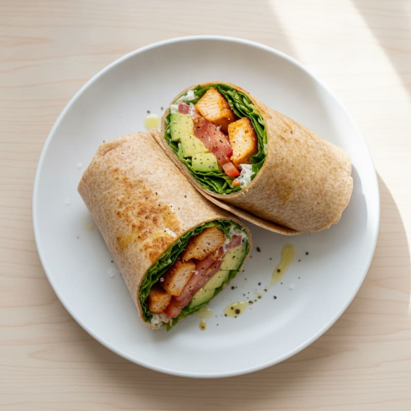 Buffalo Ranch Chicken Wrap