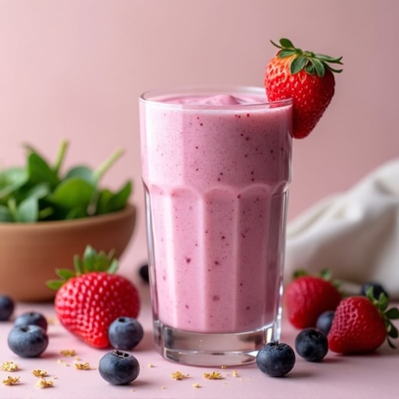 Creamy Berry Protein Smoothie