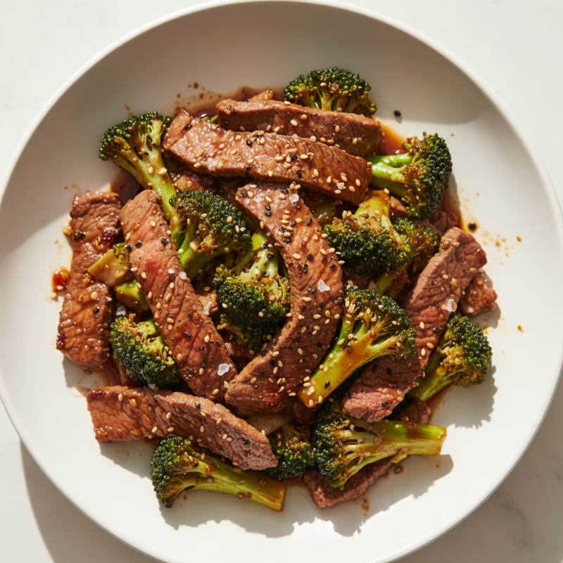Tender Sesame Beef and Broccoli Stir-Fry
