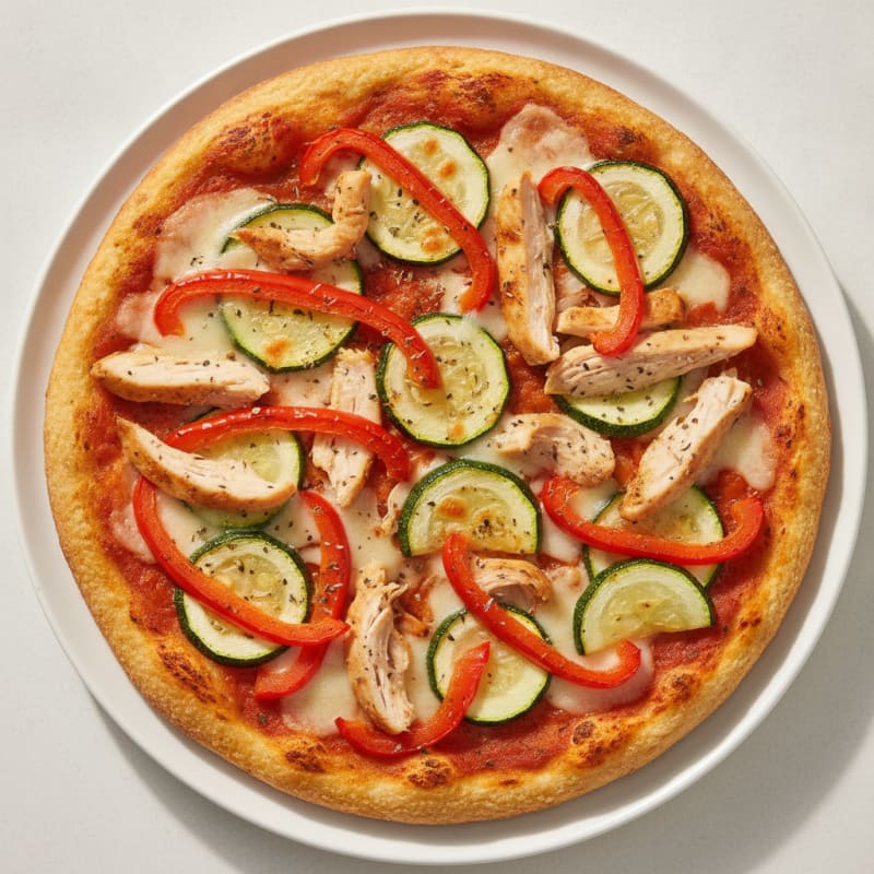 Gluten-Free Pizza with Roasted Vegetables
