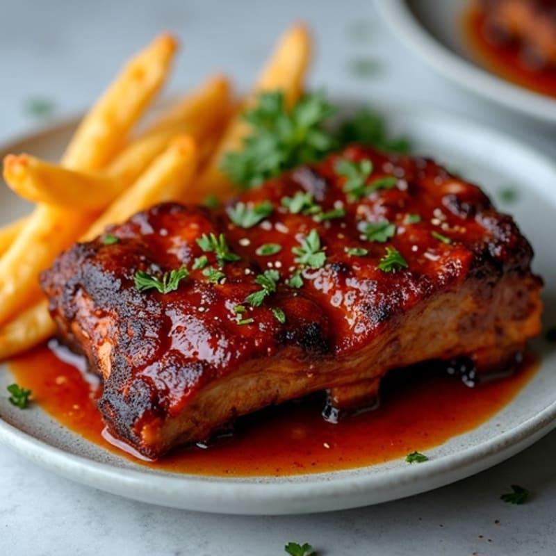 Tender Oven-Roasted Pork Ribs with Smoky BBQ Glaze