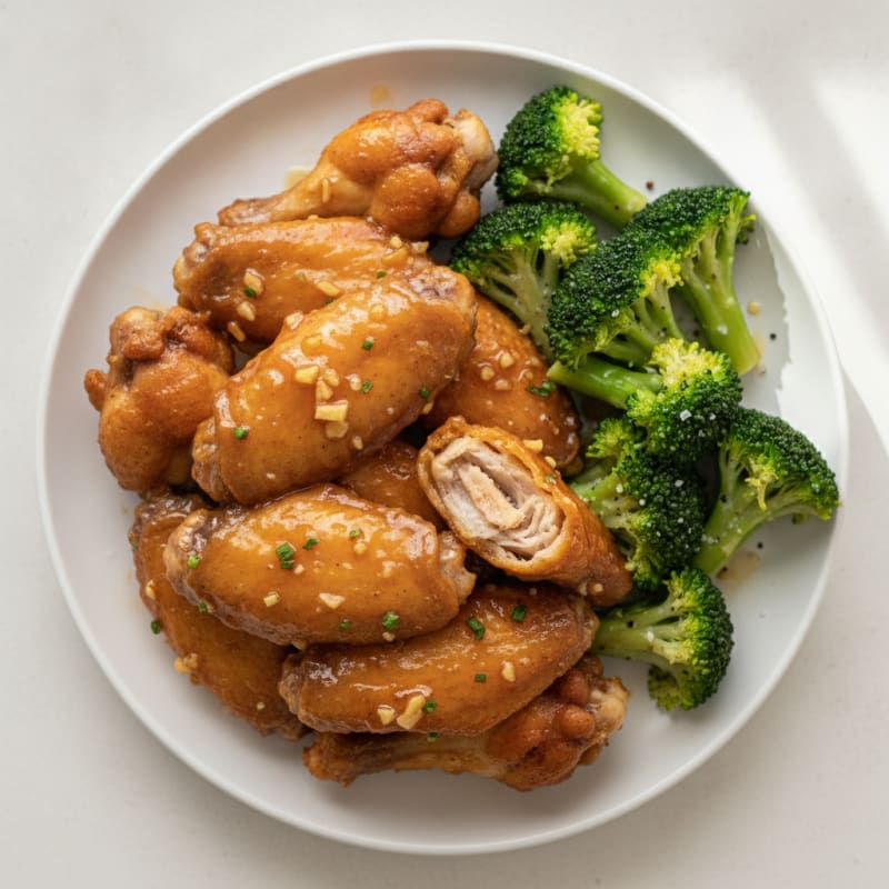 Honey-Garlic Glazed Chicken Wings