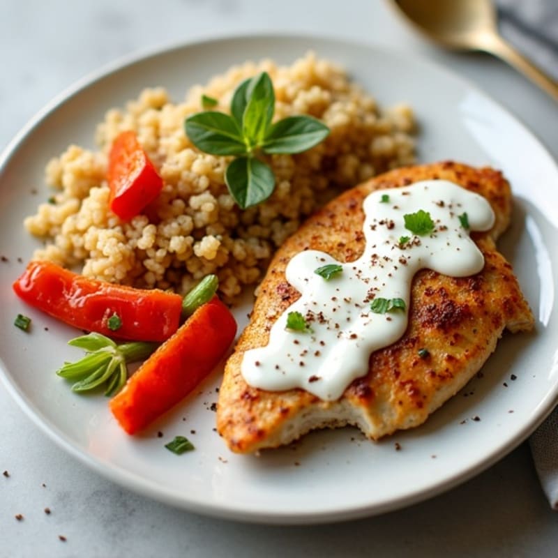Healthy Creamy Spiced Chicken