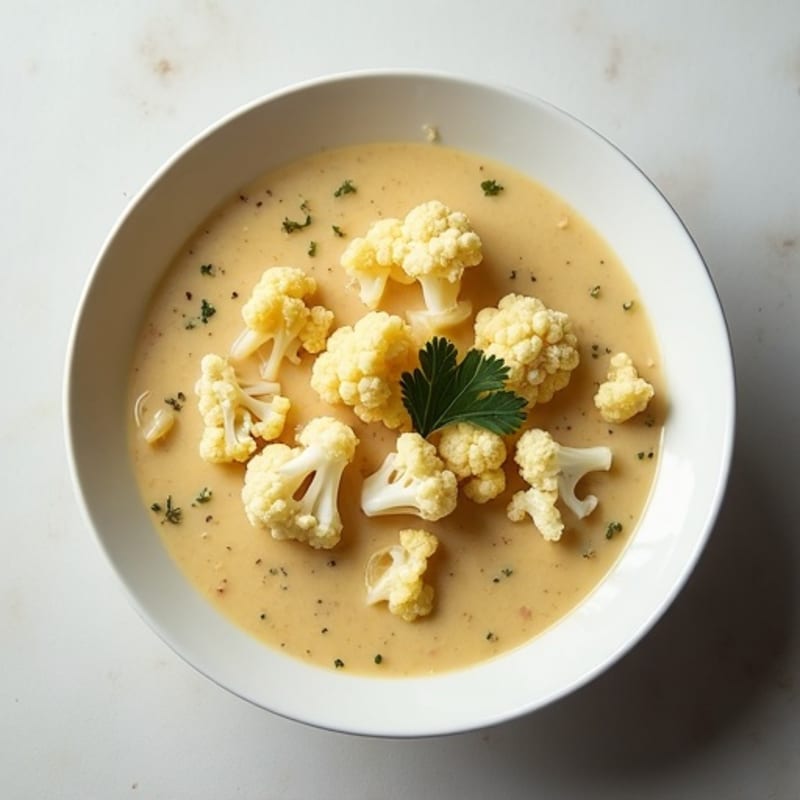 Creamy Cauliflower Clam Chowder