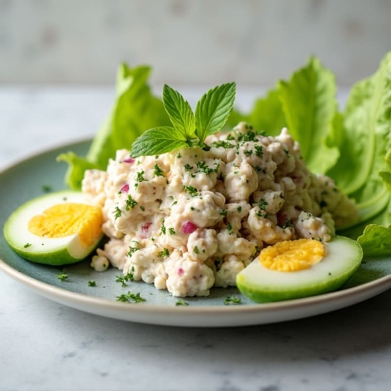 Creamy Fresh Herb Tuna Salad