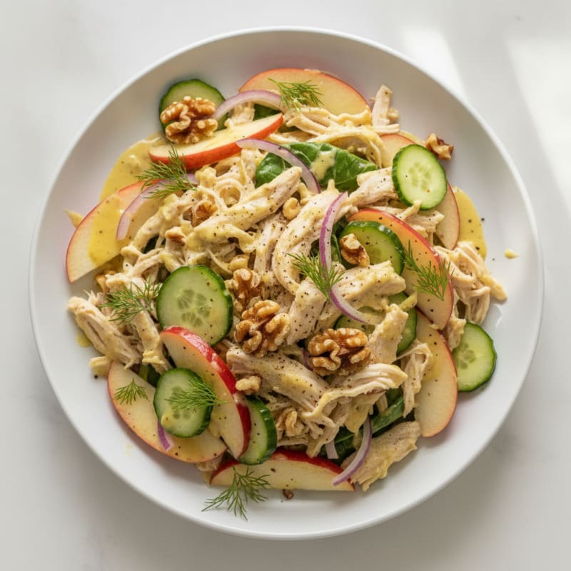 Chicken and Apple Walnut Salad