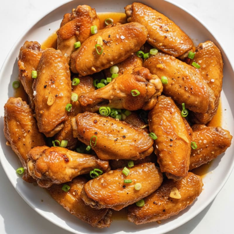 Baked Honey-Garlic Chicken Wings