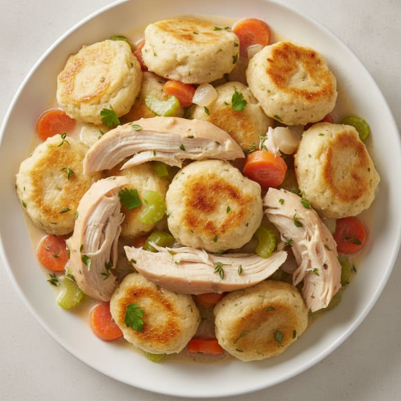 Homestyle Chicken and Herb Dumplings