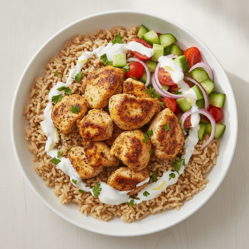 Chicken Shawarma Rice Bowl