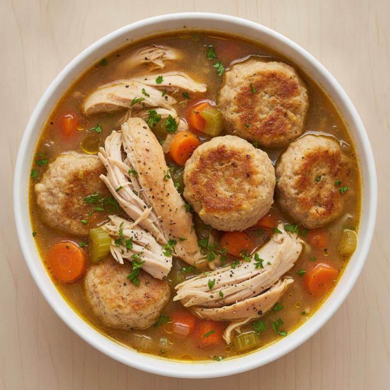 Homestyle Chicken and Herb Dumplings