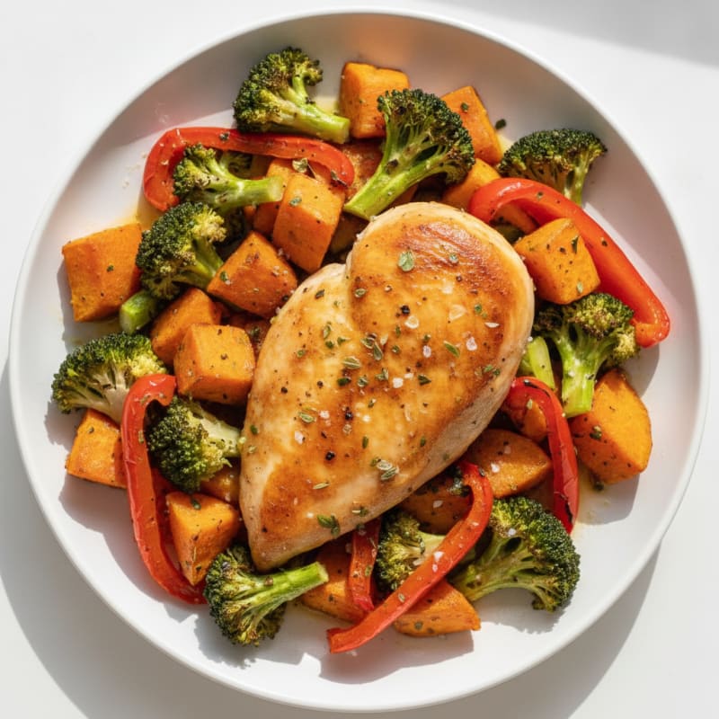 Chicken and Roasted Vegetable Medley