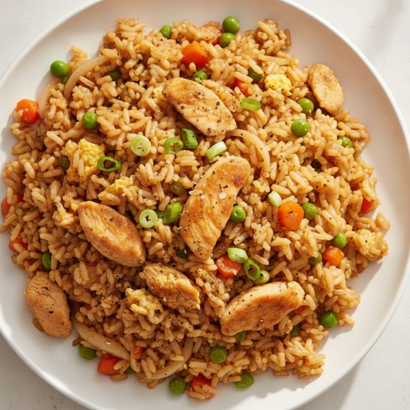 Chicken Fried Rice with Vegetables